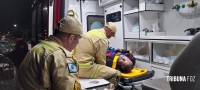 Siate socorre duas vítimas após acidente de trânsito na Av. Felipe Wandscheer