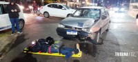 Siate socorre duas vítimas após acidente de trânsito na Av. Felipe Wandscheer
