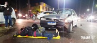 Siate socorre duas vítimas após acidente de trânsito na Av. Felipe Wandscheer