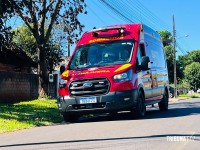 Colisão entre duas motocicletas deixa feridos no bairro Três Lagoas, em Foz do Iguaçu