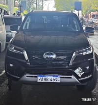Marinha do Paraguai prende condutor com veiculo de luxo com queixa de roubo na Aduana da Ponte da Amizade