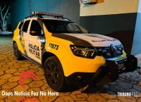 Sargento do CHOQUE é agredido na nuca por morador de rua no centro de Foz do Iguaçu