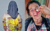 Comunidade indígena e Policia Nacional prendem jovem que desfigurou a mãe em Itakyry, no Paraguai
