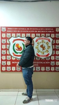 Policia Nacional do Paraguai prende duas pessoas com dois veículos roubados na barranca do Rio Paraná