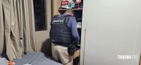 GAECO faz operação voltada a organização criminosa ligada ao tráfico de drogas em Matelândia, Medianeira e Santa Terezinha de Itaipu