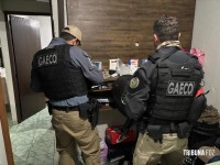 GAECO faz operação voltada a organização criminosa ligada ao tráfico de drogas em Matelândia, Medianeira e Santa Terezinha de Itaipu
