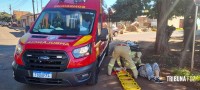 Siate socorre motociclista após colisão no Bairro Porto Meira