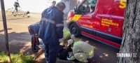 Siate socorre motociclista após colisão no Bairro Porto Meira