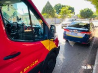 Homem é esfaqueado no peito e socorrido pelo Siate em estado grave no Conjunto Sol de Maio, em Foz do Iguaçu