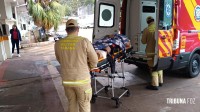 Engavetamento envolvendo cinco veículos deixou duas pessoas feridas na BR-277 em Foz do Iguaçu