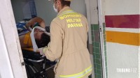 Engavetamento envolvendo cinco veículos deixou duas pessoas feridas na BR-277 em Foz do Iguaçu