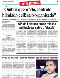 CPI DO FOZTRANS: Transporte coletivo ou balcão de influência?
