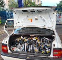 PF, PM e Receita Federal apreendem quatro veículos e mercadorias contrabandeadas em Foz do Iguaçu