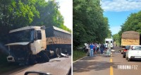 Empresário morre após grave acidente entre carreta e SW4 na PR-495 entre Medianeira e Missal