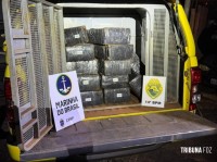 PM e Marinha do Brasil apreendem 319,2 Kg de maconha em Foz do Iguaçu