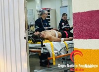 Ladrão que fugiu baleado após assalto durante a madrugada é encontrado ferido 