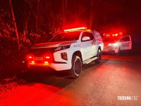 Duas pessoas morrem carbonizadas após veículo colidir contra uma arvore em Santa Terezinha de Itaipu