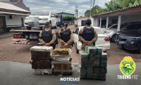 Tráfico de drogas é desmantelado na BR-277 em Matelândia e resulta na apreensão de mais de 400 Kg de maconha