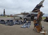 SENAD intercepta jatinho particular vindo dos Estados Unidos com 261 quilos de maconha premium no Paraguai