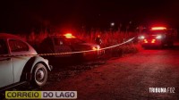 Perícia é realizada em local onde empresário foi encontrado gravemente ferido em Santa Helena