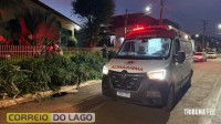 Acidente com patinete elétrico mobiliza equipe do SAMU em Santa Helena