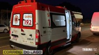 Acidente com patinete elétrico mobiliza equipe do SAMU em Santa Helena