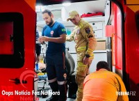 Motociclista fica em estado grave após acidente no Bairro Três Lagoas