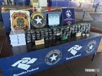 Receita Federal apreende medicamentos emagrecedores avaliados em R$ 330 mil na Ponte da Amizade