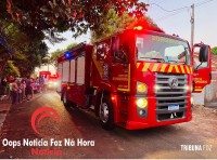 Curto-circuito provoca incêndio a residência no bairro Cidade Nova
