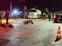 Motociclista morre após grave acidente na marginal da BR-277 em Santa Terezinha de Itaipu