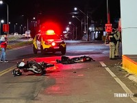 Motociclista morre após grave acidente na marginal da BR-277 em Santa Terezinha de Itaipu