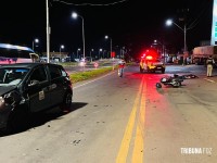 Motociclista morre após grave acidente na marginal da BR-277 em Santa Terezinha de Itaipu
