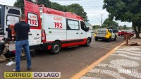 PM e SAMU atendem mulher em surto que invadiu empresa e gritou com funcionários em Santa Helena
