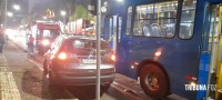 Condutor passa mal e provoca acidente no centro de Foz do Iguaçu