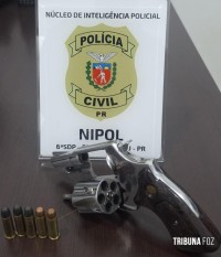 Núcleo de Inteligência da Policia Civil prende dois homens armados no Jardim América em Foz do Iguaçu