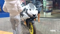 Motociclista é socorrido pelo Siate após colisão na Av. Morenitas 