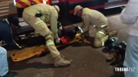 Motociclista é socorrido pelo Siate após colisão na Av. Morenitas 