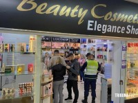 Policia faz operação em loja sobre venda de perfumes supostamente falsificados  em Ciudad Del Este