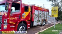 Honda Biz atinge traseira de Toyota Corolla e deixa homem ferido em Santa Helena