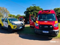 Colisão entre duas motocicletas deixa duas pessoas feridas no bairro Cidade Nova