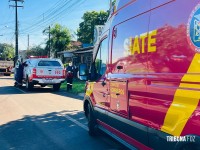 Colisão entre duas motocicletas deixa duas pessoas feridas no bairro Cidade Nova