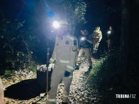 Denúncia de corpo enterrado mobiliza PM e o Corpo de Bombeiros no Jardim Jupira