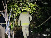 Denúncia de corpo enterrado mobiliza PM e o Corpo de Bombeiros no Jardim Jupira