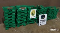 PM e Marinha do Brasil apreende 128 quilos de maconha em Foz do Iguaçu 