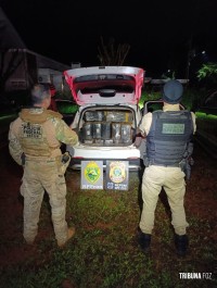 PF e PM apreendem mais de uma tonelada de maconha em Santa Helena