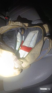 Carro com explosivos é interceptado pelo BPFRON em Itaipulândia; Suspeitos dizem que material sobrou de mega assalto no Paraguai