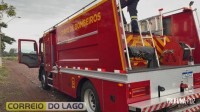 Fogo no cabaré: incêndio de grandes proporções destrói boate durante a madrugada em Santa Helena