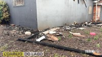Fogo no cabaré: incêndio de grandes proporções destrói boate durante a madrugada em Santa Helena