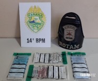 PM apreende dois adolescentes por tráfico de drogas em Medianeira