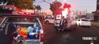 SAMU socorre motociclista gravemente ferido após colisão na Av. Javier Koelbel 